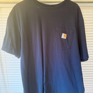 Blue carhartt t shirt